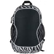 17" Classic Backpacks - Zebra Print, Poly