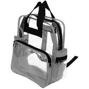 15" Clear Backpacks - Gray Trim