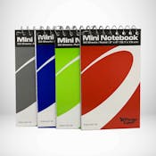 Mini Lined Spiral Notebook - 50 Sheets, 4 Pack, Assorted Colors