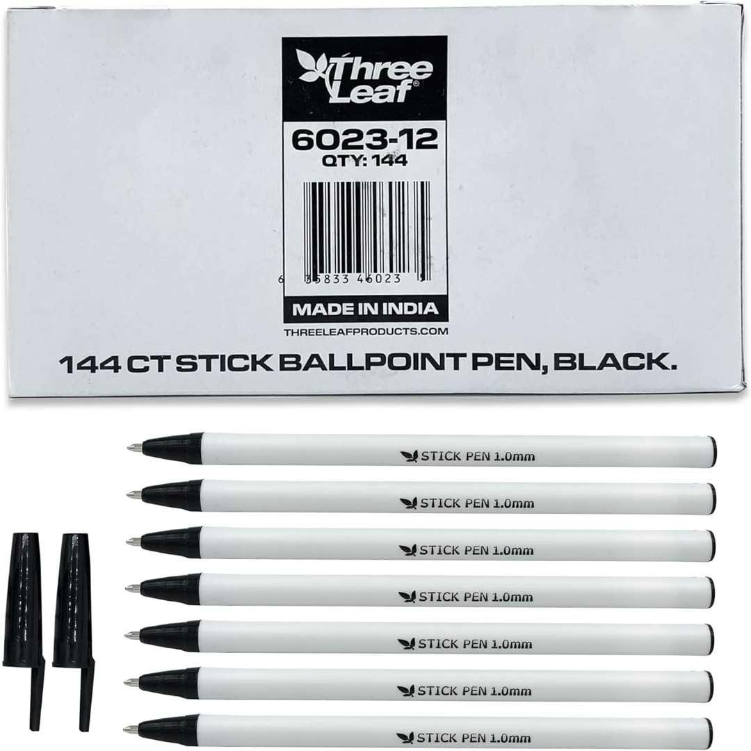 Stick Ball Point Pens - Black Ink, 1728 Count