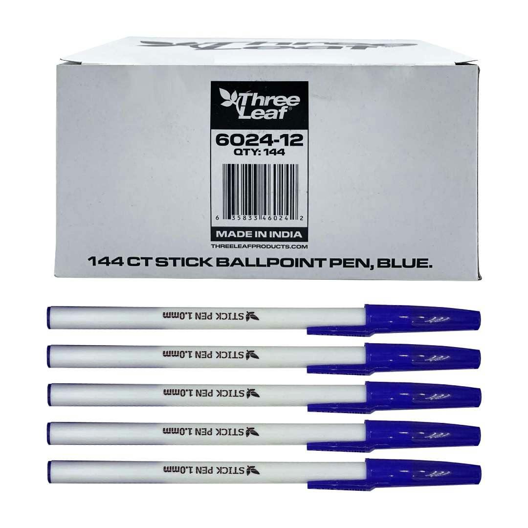 Blue Stick Ball Pens - 1728 Count