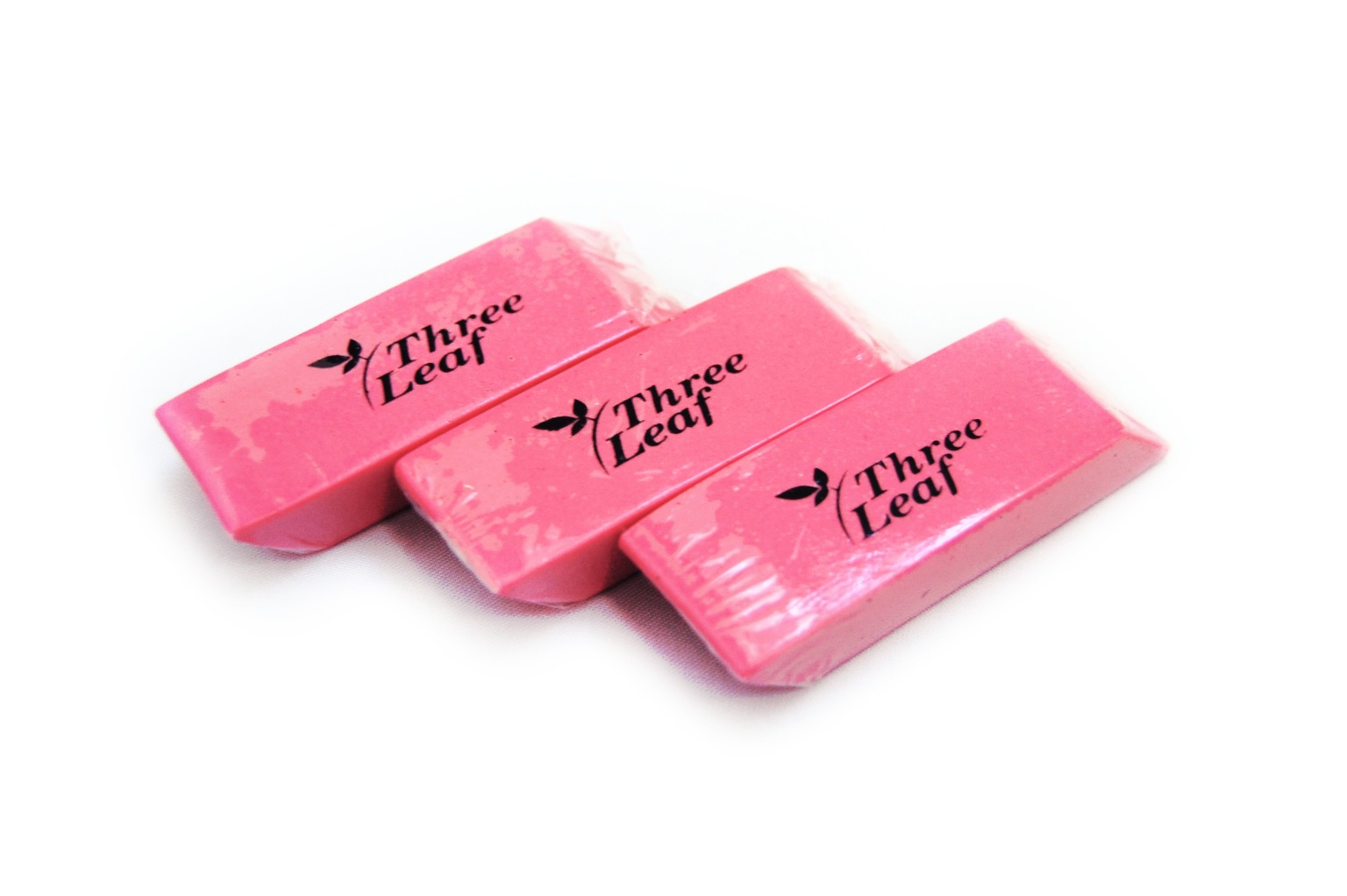 Wholesale Bevel Edged Erasers Pink, 48 Count DollarDays