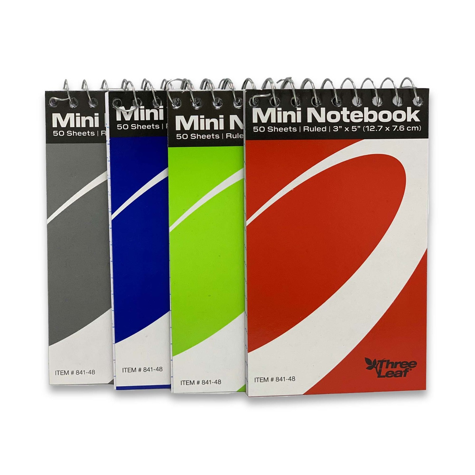 Wholesale Mini Spiral Notebook 50 Lined Sheets, 4 Pack DollarDays