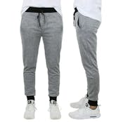 Men's French Terry Joggers, Gray, M-2XL