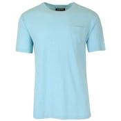 Men's Slub Tees - Sky Blue, Large