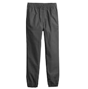Boys' Slim Fit Twill Joggers - Gray, L 14/16