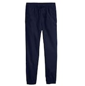 Boys' Slim Fit Twill Joggers - Navy, 4-7