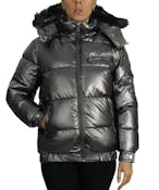 Women's Fashion Bubble Jackets - Gray, S-XL