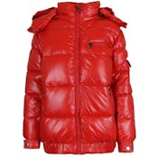 Women's Fashion Bubble Jackets - Red, S-XL