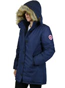Women's Snorkel Parka Jackets - Navy, S-XL