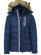 Men's Heavy Puffer Jackets, Navy, S-2XL