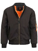 Men's Bomber Jackets, Black, S-2XL
