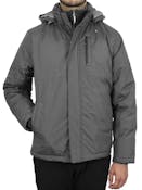 Men's Parka Jackets, Gray, S-2XL