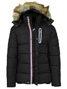 Men's Heavy Puffer Jackets, Black, S-2XL