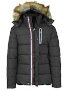 Men's Heavy Puffer Jackets, Charcoal, S-2XL