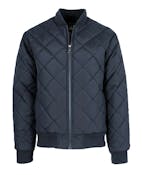 Men's Quilted Bomber Jackets, Navy, S-2XL