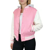 Women's Varsity Jacket - Size S-XL, Pink