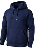 Men's Heavyweight Fleece Pullover - Size S-2XL, Navy
