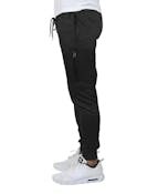 Men's Marled Fleece Joggers - Heathered Black, S-2X, Pockets