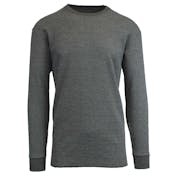 Men's Heavyweight Thermal Shirts - Charcoal, S-2X
