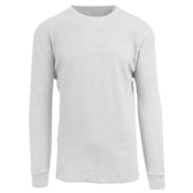 Adult Heavyweight Thermal Shirts - White, S-2X