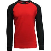 Men's Thermal Shirts - Red/Black, S-XL