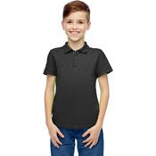 Boys' Uniform Polo Shirts - Black, Short Sleeve, Size 16-20