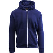 Boys' Heavyweight Hoodies - Navy, S-XL, Fleece