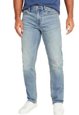 Men's Stretch Jeans - Light Wash, Size 30-42