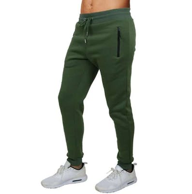 Unisex Heavyweight Fleece Joggers, Olive, M-2XL
