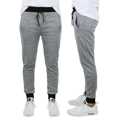Men's French Terry Joggers, Gray, M-2XL