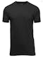Men's Crew Neck Tees - Black, XL