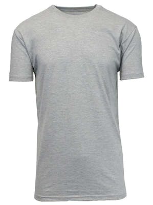 Men's Crew Neck Tees - Heather Gray, Small