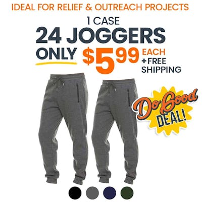 Unisex Heavyweight Fleece Joggers, Charcoal, M-2X