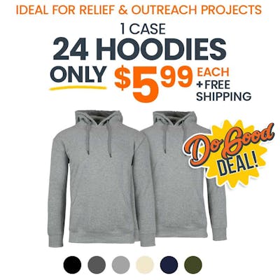 Unisex Heavyweight Fleece Pullovers - Heather Gray, M-2X, Hood