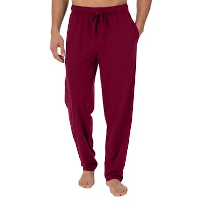 Men's Lounge Pants - Size Small-2XL, Burgundy
