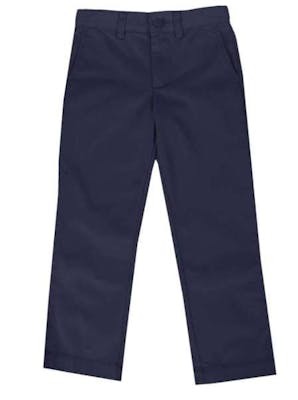 Boys' Slim Fit Uniform Pants - Navy, Assorted Sizes