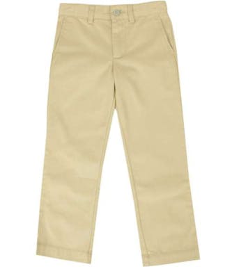 Boys' Slim Fit Uniform Pants - Khaki, Assorted Sizes