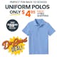 Uniform Polos - Large, Light Blue, Short Sleeve (1 of 2)