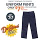 Boys' Chino Uniform Pants - Navy, 20 (1 of 3)