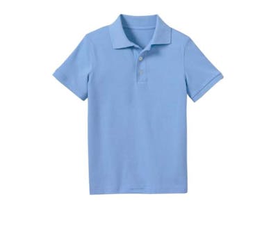 Uniform Polos - Extra Small, Light Blue, Short Sleeve