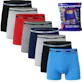 Men's Boxer Briefs - Size S-XL, 8 Pack