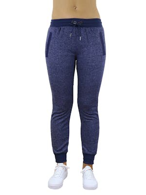 Women's Sweatpants - S-XL, Heather Navy, Slim Fit
