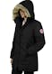 Women's Snorkel Parka Jackets - Black, S-XL