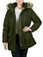 Women's Parka Jackets - Olive, S-XL