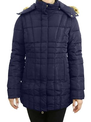 Women's Parka Coats - Navy, S-XL