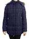 Women's Parka Coats - Navy, S-XL