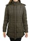 Women's Parka Coats - Olive, S-XL