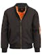 Men's Bomber Jackets, Black, S-2XL
