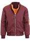 Men's Bomber Jackets, Maroon, S-2XL